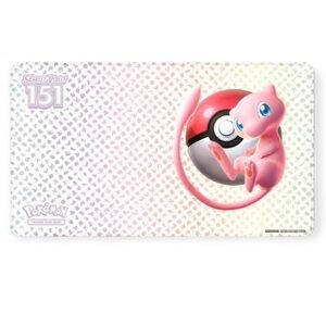 Pokemon 151 Ultra Premiem Collection Playmat Mew and Kanto Pokedex